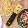 Corn Stripper Knife Corn Peeler Corn Zipper Corn Cob Remover Serrated Vertical Blade Remover Kitchen Gadget Tool